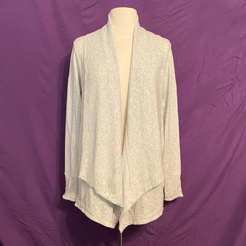 Athleta Soft Heather Gray Cardigan Wrap. Size XXS.
